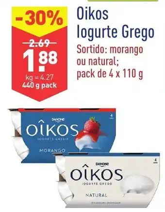 ALDI Oikos Iogurte Grego 440g promoção