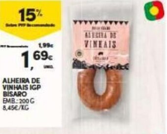 Continente Alheira de Vinhais IGP Bisaro 200g promoção