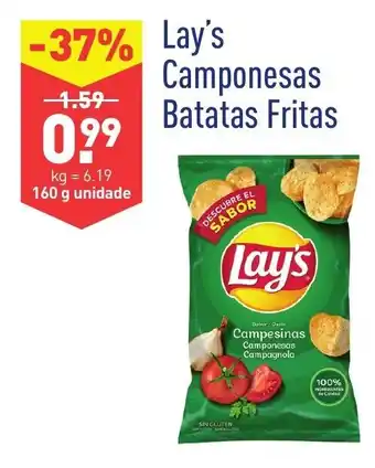 Lay's Camponesas Batatas Fritas 160g