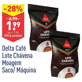 ALDI Delta Café Lote Chávena Moagem Saco/Maquina 250g promoção
