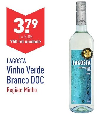 ALDI Lagosta Vinho Verde Branco DOC 750ml promoção