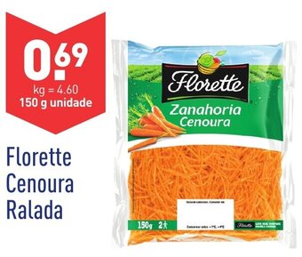 ALDI Florette Cenoura Ralada 150g promoção