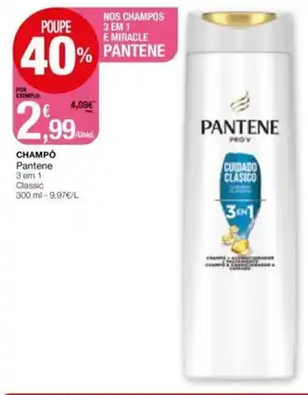 Intermarché Champô Pantene 300ml promoção