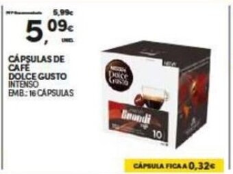 Continente Capsulas de Cafe Dolce Gusto promoção