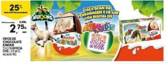 Continente Ovos de Chocolate Kinder promoção