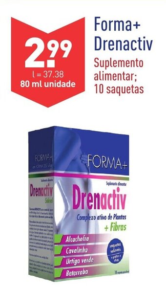 ALDI Forma + Drenactiv 80ml promoção