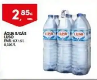 Continente Agua s/ gas Luso promoção