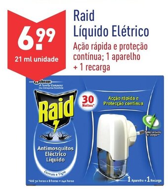 ALDI Raid Líquido Elétrico 21ml promoção