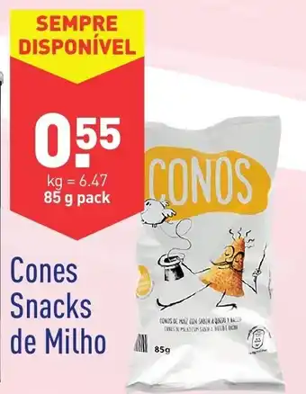 ALDI COnes Snacks de Milho 85g promoção