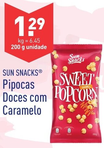 Sun Snacks Pipocas Doces com Caramelo 200g