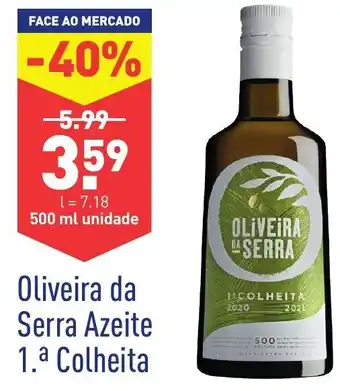 ALDI Oliveira da Serra Azeite 1ª Colheita 500ml promoção