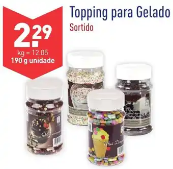 ALDI Topping para Gelado 190g promoção