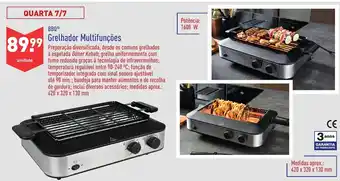 ALDI BBQ Grelhador Multifunções 420x320x130mm promoção