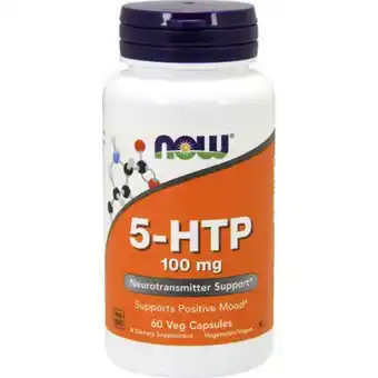 Suplemento now 5 htp 100mg