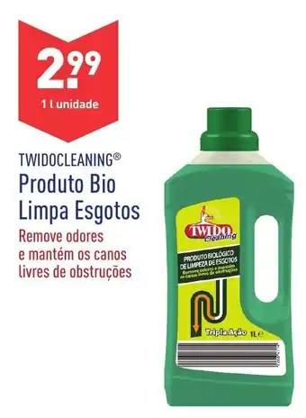 ALDI Twidocleaning Produto Bio Limpa Esgotos 1L promoção