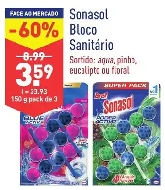 ALDI Sonasol Bloco Sanitário 150g promoção