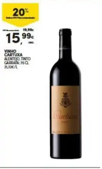 Continente Vinho Cartuxa 75cl promoção