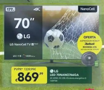 Radio Popular LG 70" promoção