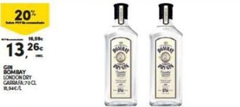 Continente Gin Bombay 70cl promoção