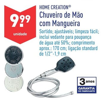 ALDI Home Creation Chuveiro de Mão com Mangueira promoção