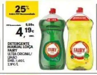 Continente Detergente Manual Loica Fairy 1.4L promoção
