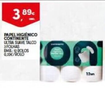 Continente Papel Higienico Continente promoção