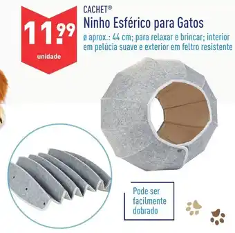 ALDI Cachet Ninho Esférico para Gatos 44cm promoção