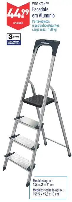 ALDI WOrkzone Escadote em Alumínio 150kg promoção