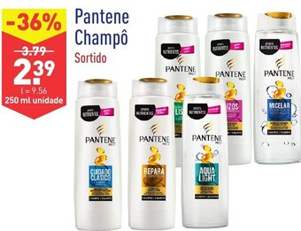 ALDI Pantene Champô 250ml promoção
