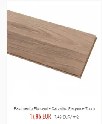 Pavimento Flutuante Carvalho Elegance 7mm