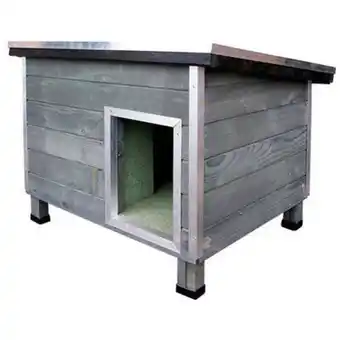 Tk-pet nevada casota de madeira cinza para cães