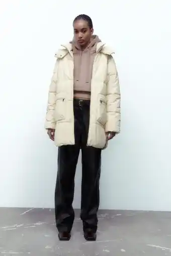 ZARA Casaco acolchoado impermeável promoção