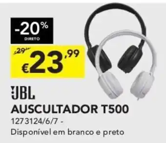 Radio Popular JBL Auscultador T500 1273124/6/7 promoção