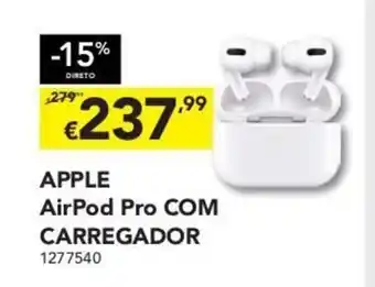 Radio Popular Apple AirPod Pro COM Carregador 1277540 promoção