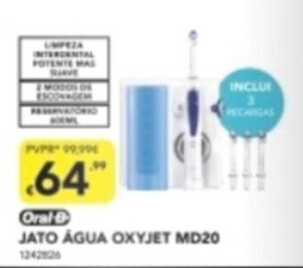 Radio Popular Oral B Jato Agua Oxyjet promoção