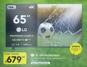 Radio Popular LG 65" Led promoção