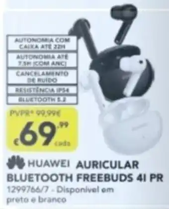 Radio Popular Huawei Auricular bluetooth Freebuds 4I PR promoção