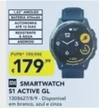 Radio Popular Smartwatch s1 Active Gel promoção