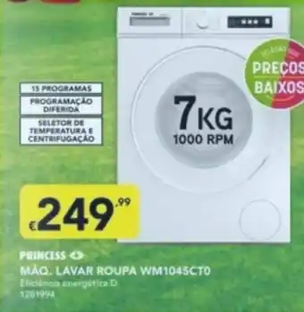 Princess Maq. Lavar Roupa 7kg