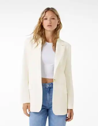 Bershka Blazer corte feminino promoção
