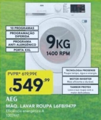 AEG Maq. Lavar roupa