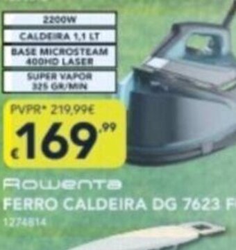 Radio Popular Rowenta Ferro Caldeira promoção