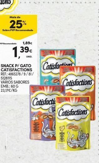 Continente Bom dia Ração para gatos catisfaction promoção