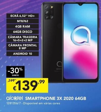 Radio Popular ALCATEL Smartphone 3x 2020 64GB promoção