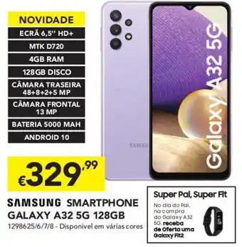 Radio Popular Samsung Smartphone Galaxy A32 5G 128GB promoção