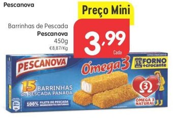 Minipreço Barrinhas de Pescada Pescanova 450g promoção