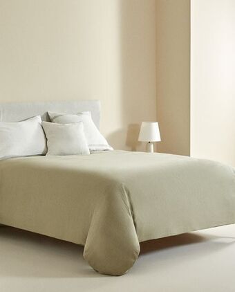 ZARA HOME (140 g/m²) capa de edredão linho lavado promoção