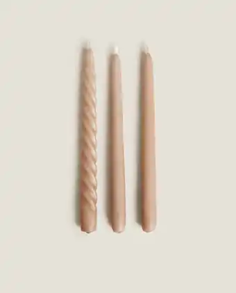(pack de 3) velas de candelabro waterlily&cedar, musk