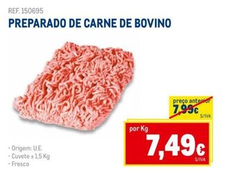 Makro Preparado de Carne de Bovino promoção