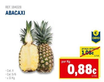 Makro Abacaxi promoção